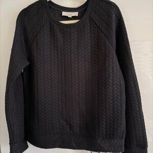 Loft light sweater, size M, black